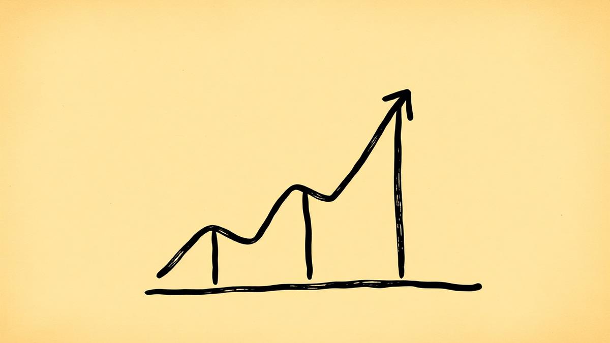 Editorial-Illustration: drei Stufen von der Analyse über die Trendbeobachtung zur Strategie