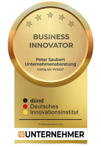 Business Innovator – Auszeichnung des Deutschen Innovationsinstituts (diind), gültig bis 01/2027